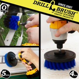 Aquatic Brush Cleaning Supplies - Pool Cleaning Accessories Drill Attachment Cleaning Head - Pool Upkeep and Cleaning Supplies - Pool Liner Brush - Carpet Cleaner - Deck Brush - Tank Power Cleaning