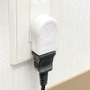 F-FACTORY FE-ELA-TTW Right Angle Plug Outlet for Vertical Orientation, 1