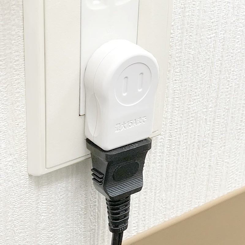 F-FACTORY FE-ELA-TTW Right Angle Plug Outlet for Vertical Orientation, 1