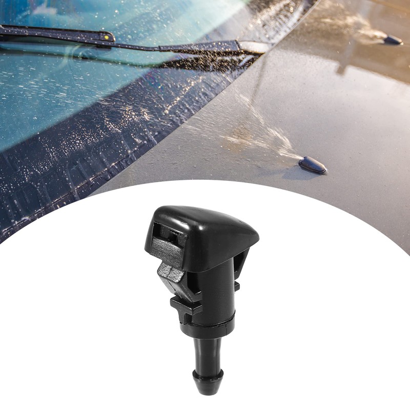 ACROPIX Windshield Washer Nozzle, Wiper Jet, Fits Dodge Charger, Black,