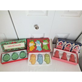 Avon 3 Box Avon CHOIR BOY FURRY PURRY SCURRY BAYBERRY WREATH=9 perfume Christmas SOAP
