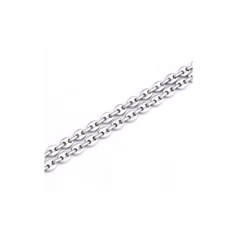 DonDon Men's Rosary Beads - 62 cm Stainless Steel, No