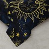 Ntlfup Sun and Moon Comforter Set Twin Size, Starry Sky