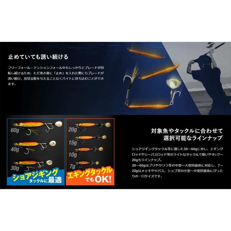 Jackal Big Backer E-Blade 0.7 oz (20 g) UV Sardine