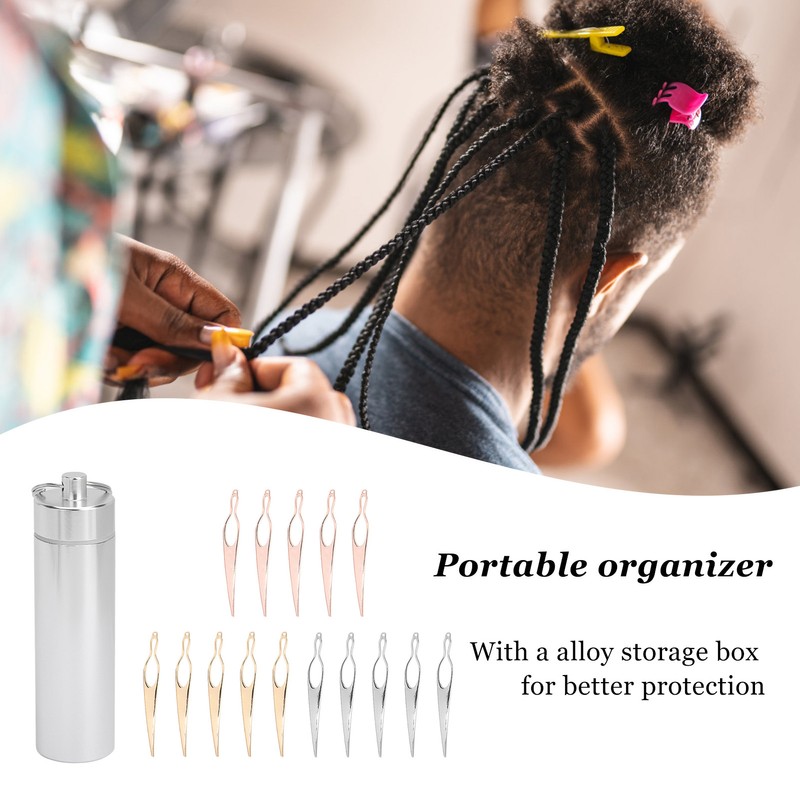 15pcs Dreadlock Interlocking Tool Sisterlock Interlocking Tool Dreadlock Needle with
