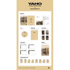 N.Flying 'Yaho/夜好' 6th Mini Album Random Ver CD+1p Poster+80p Booklet+1p Talk Card+4p Film Photo SET+1p Selfie PhotoCard+Message PhotoCard SET+Tracking Kpop Sealed