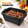 XL Collapsible BBQ Prep Tub with Locking Lid and Cutting