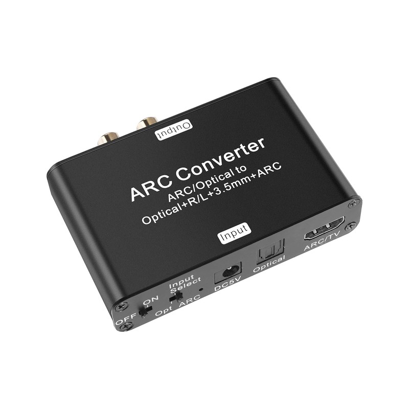HDMI ARC Audio Extractor with Digital Optical Stereo Audio RCA