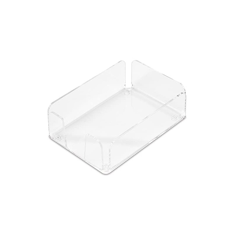 Acrylic Tray Notes Holder - Clear 4-1/4 x 1-1/2 x