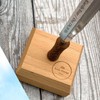Sonic Energy Tuning Therapy Fork Holder - Wooden Holder for