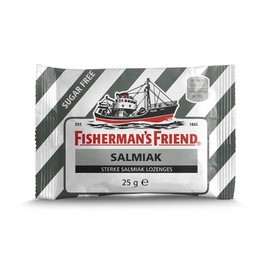 Fisherman's friend Salmiak Sugar-Free Black 24x Total Weight 600 g