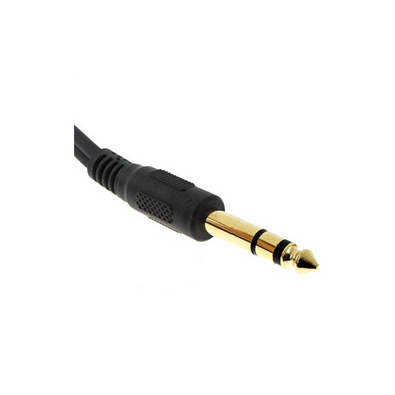 kenable 6.35mm Stereo Jack to Twin 6.35mm Mono BIG Jacks