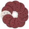 STEBRUAM 150mm Sanding Discs 150 Grits 50PCS,Hook and Loop Sandpaper