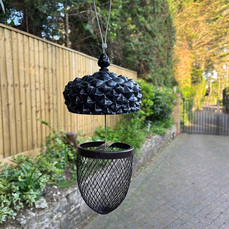 Hanging Acorn Shaped Bird Nut Feeder