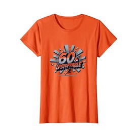 60 & Unstoppable Birthday Gift for Motivational Milestone T-Shirt, Women, Orange