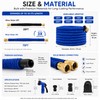 25ft Expandable Garden Hose Pipe with Adjustable Nozzle for Car