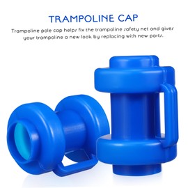 Outanaya 16pcs Trampoline Pole End Caps Trampoline Replacement Parts for Connection and Stable Enclosure Structure