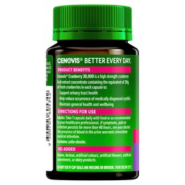 Cenovis Cranberry 30,000 Capsules 30 - Maintains Urinary Tract Health