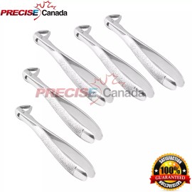 PRECISE CANADA 5 Pcs Dental Extracting Forceps Fig 106 Lower Dental Surgical Instruments