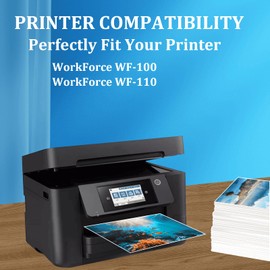 HLPRINT Remanufactured T215 Ink Cartridge Replacement for Workforce WF-100 EC-C110 WF-110 Printers Pigment Ink (4-Black 3-Color) Pigment Ink Cartridges for WF100 WF110 C110 (7-Pack)