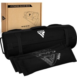 RDX Sandbag for Fitness Weights Training, Unfilled Power Bags with Handles, 5-200 LBs Adjustable Weighted Slam Bag for Strength Powerlifting Running Heavy Workout Home Gym Exercise, Sold AS UNFILLED