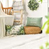 AVOIN colorlife Home Sweet Home Eucalyptus Leaves Throw Pillow Covers,