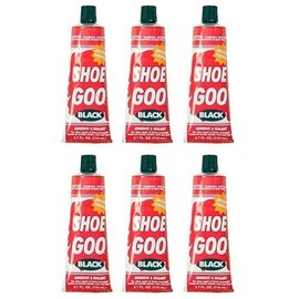 Shoe Goo Black 3.7 Oz Footwear Adhesive Coating (Pack of 6)
