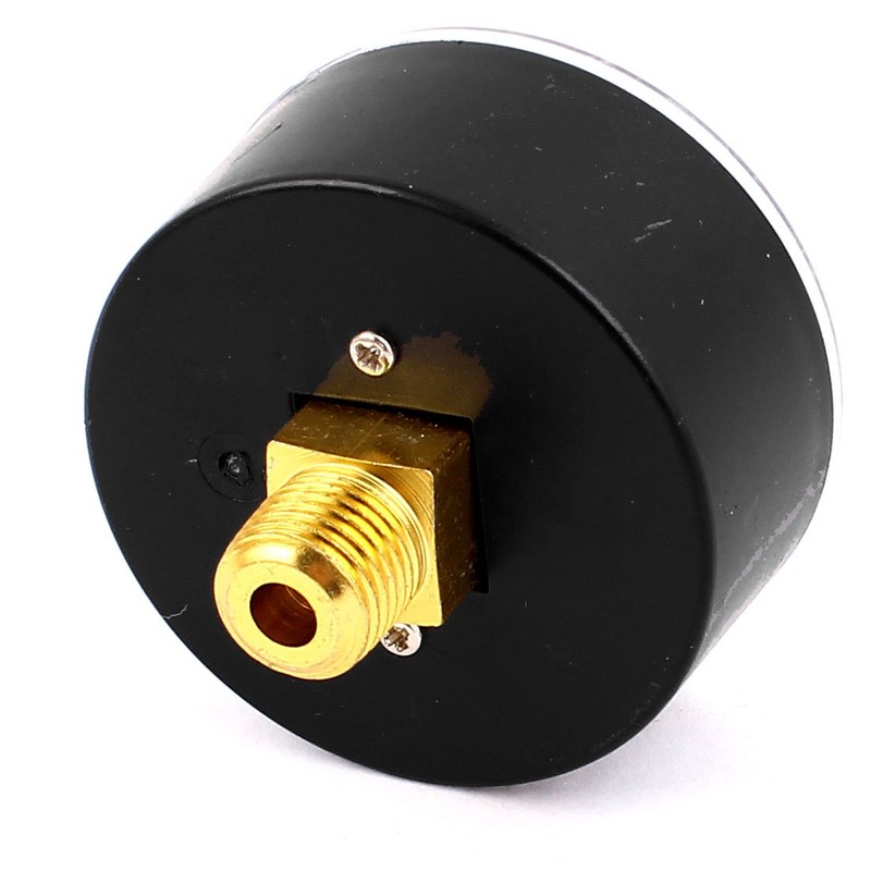 Sourcingmap 13mm 1/4BSP Male Thread Water Air Compressor Pressure Gauge