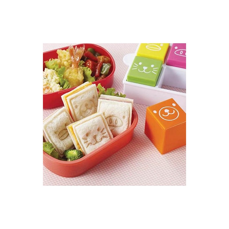 Torne P-3631 Bread Cutter Mold Animal Cube, Makes Mini Sandwiches