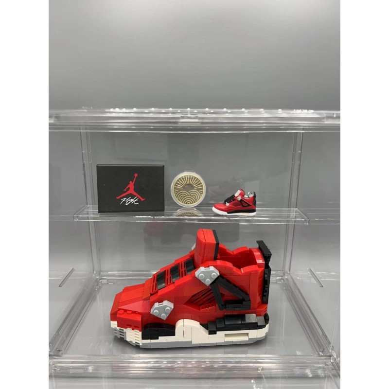 GUDEMAY Plastic Storage Bins with Magnetic Lid Dustproof Book Cosmetic