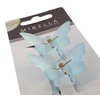 Mibella Beauty & Co Trend Schmetterling Haarklammern, 4 Stück, Hellblau,