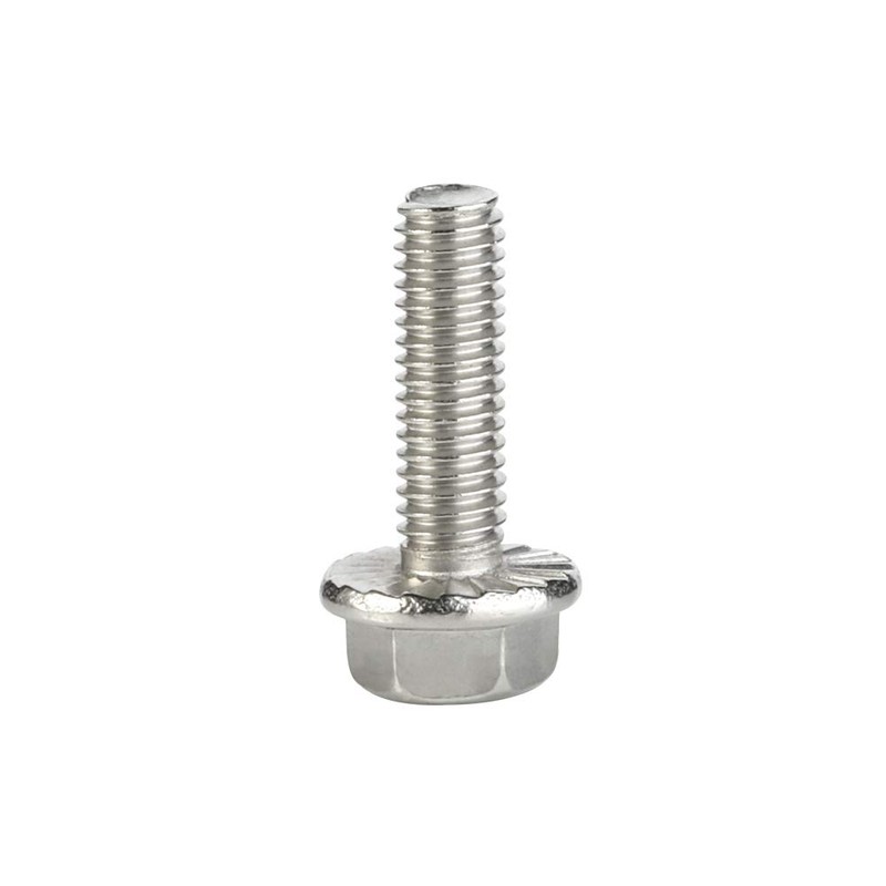 Mellewell M6 x 20mm Flanged Hex Head Bolts Flange Hexagon