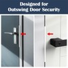 MOSECYOU Outswing Door Latch Guard Plates, Latch Shield, Protector Cover