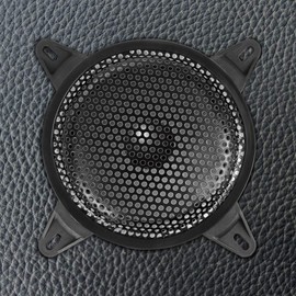 X AUTOHAUX Universal 6.5 Inch Car Audio Speaker Subwoofer Metal Waffle Grill Cover Protector with Rubber Edge and Clips