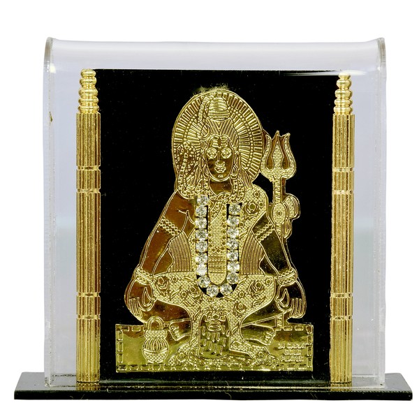 Purpledip Shiva Mahadev Statue Idol Case for Car Dashboard, Home