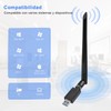 Yostyle Adaptador WiFi USB,Antena WiFi para PC AC 1200Mbps de