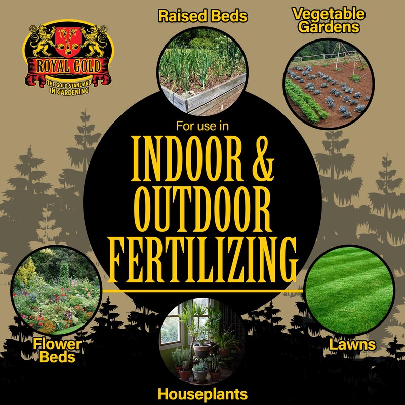 Royal Gold Worm Castings Soil Amendment & Organic Fertilizer -