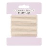 Oz Essentials Thin Hair Elastic 18 Pack - Cream