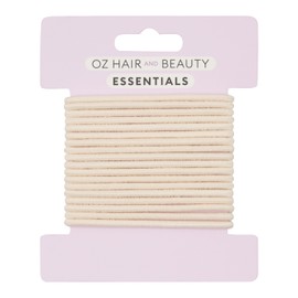 Oz Essentials Thin Hair Elastic 18 Pack - Cream