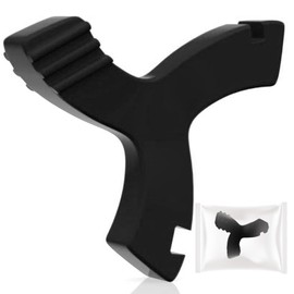 LA MIERE Aligner Chewies,Food Grade Silicone 1PCS Y-Shaped Chewies for Invialign Aligner, Orthodontic Munchies Chompers Aligner Trays Seaters Chewies, Black