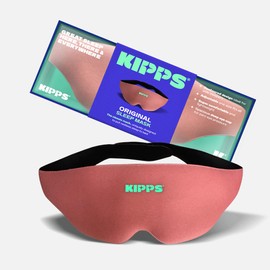 KIPPS Original Sleep Mask - Light Blocking, 3D Eye Mask, Zero Eye Pressure, Comfortable & Adjustable, Perfect for Sleep/Travel/Yoga and to add More Zen in Your Life - Rose Pink