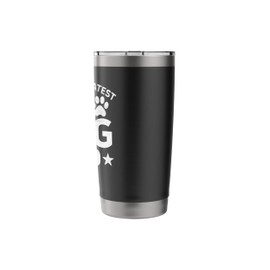 Funny World's Greatest Dog Dad Fathers Day Dog Owner Dad Stainless Steel Insulated Tumbler