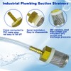 AIMCOCO 8mm Inline Strainers Filter Copper Tube Joint 8mm Diameter