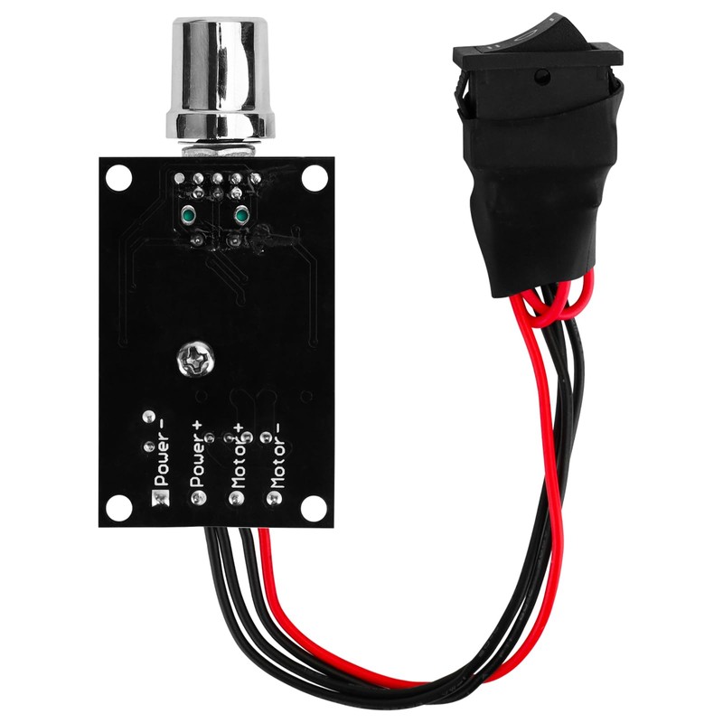DC Motor Speed Controller - PWM 6V/12V/24V/28V/3A/80W Speed Adjustable Reversible