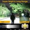 Garberiel 9900000Lumen Super Bright XHP120 LED Flashlight Rechargeable High Powerful