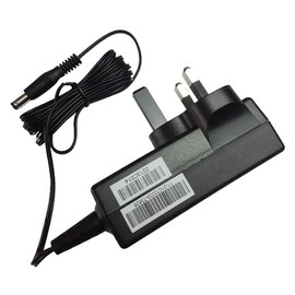 Genuine CWT 12V 2A (24W) AC Adapters For CCTV Cameras, Routers, Yamaha Keyboards, etc. UK country mains input plug. 2.1mm/5.5mm Barrel Output Plug