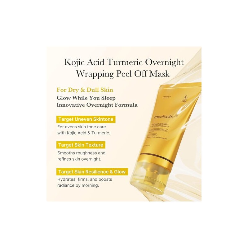 MEDICUBE [MEDICUBE]Kojic Acid Turmeric Night Wrapping Mask 75ml