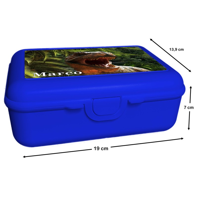 CreaDesign, Children's Lunch Box, Lunch Box, Blue with Compartments, Ideal