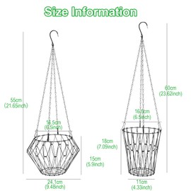 Hanging Chicken Bird Feeder, Foldable Vegetable Fruits Holder Chicken Feeder, Poultry Feeding Holder Basket with 4pcs Hanging Chain, Veggie Treat Ball Boredom Toys for Chicken Bird Coop Accessories