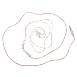 MERRYHAPY Plated 3.5mm Earphone Cable Coiled Headphone Wire Long Cable for Devices